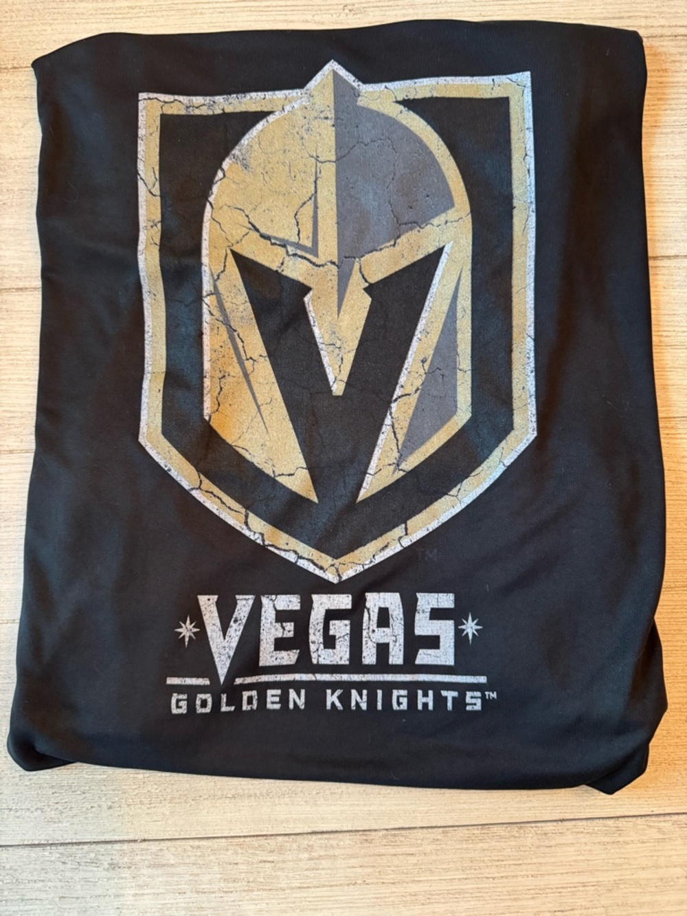 Vegas Golden Knights Black Logo Tee